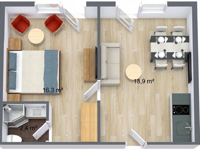 Appartement Maierl klein