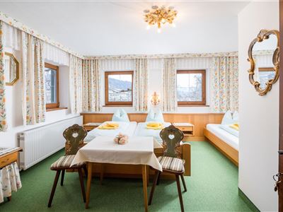 Dreibettzimmer mit Dusche, WC