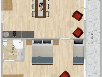Appartement Maierl groß