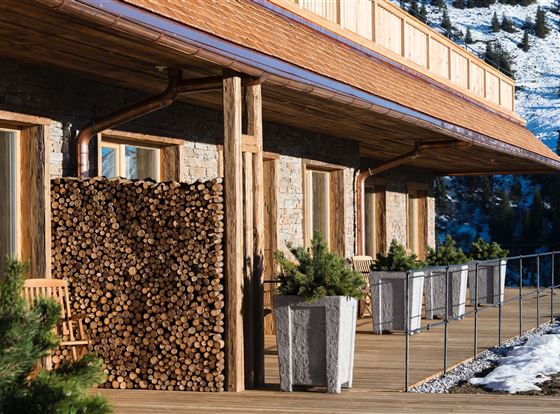 Gästeterrasse Zimmer BichlAlm Berggasthof