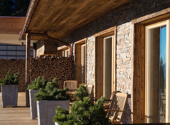 Gästeterrasse BichlAlm Berggasthof