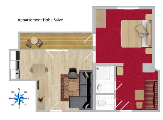 Appartement Hohe Salve