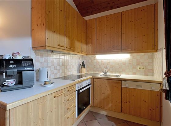 Appartement-Holzleitner-Jochberg-Kueche