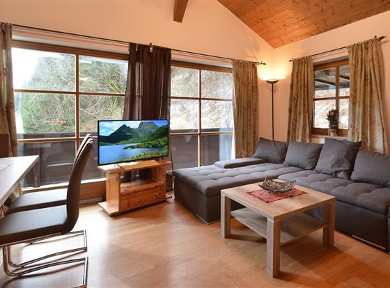 Appartement-Holzleitner-Jochberg-Wohnzimmer-Couch