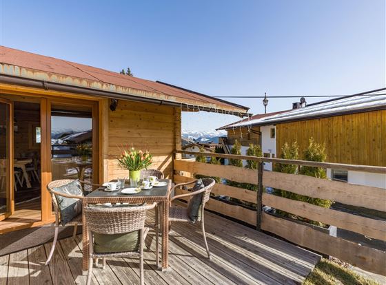 Chalet_Huettenzauber gemütliche Terrasse