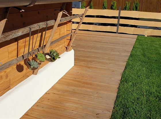 Chalet Hüttenzauber Terrasse