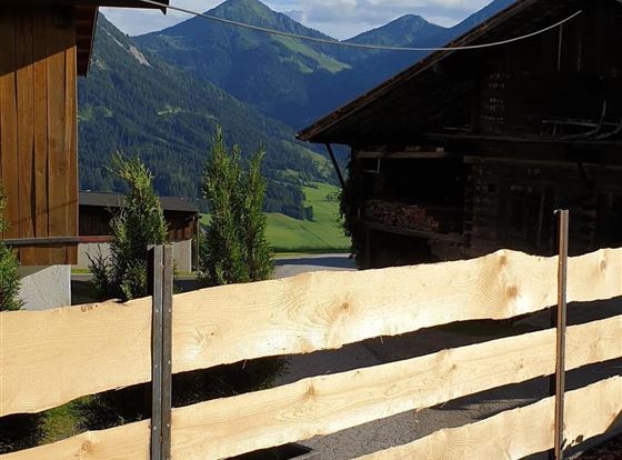 Chalet Hüttenzauber Terrassenaussicht