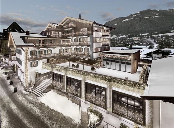 Hotel Weisses Rössl Aussenansicht Winter