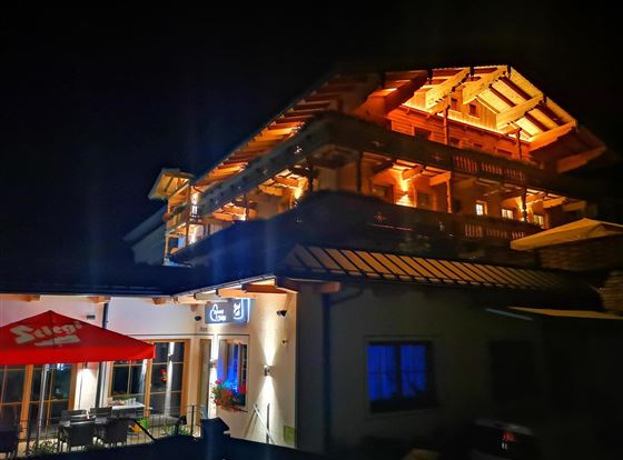 Hotelanschicht Nachts