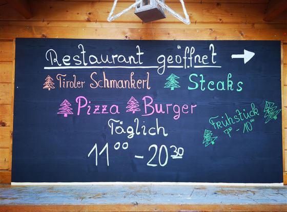 Restaurant geöffnet d
