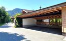 Carport und Radweg